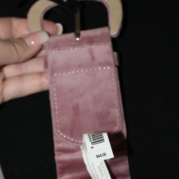 FALL SALE Steve Madden Belt Women's M/L Soft Suede Feel Blush Color NWT's - Picture 4 of 10